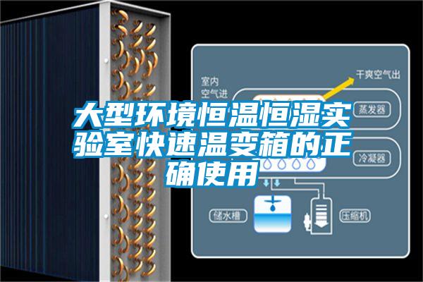 大型環(huán)境恒溫恒濕實(shí)驗(yàn)室快速溫變箱的正確使用
