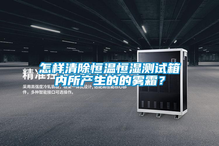 怎樣清除恒溫恒濕測試箱內(nèi)所產(chǎn)生的的霧霜？