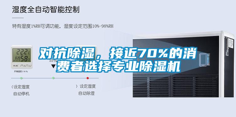 對抗除濕,接近70%的消費者選擇專業除濕機