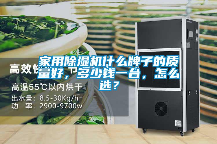 家用除濕機什么牌子的質量好，多少錢一臺，怎么選？