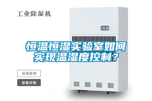 恒溫恒濕實驗室如何實現溫濕度控制?