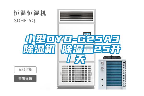 小型DYD-G25A3除濕機 除濕量25升/天