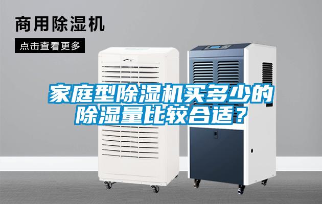 家庭型除濕機(jī)買多少的除濕量比較合適?