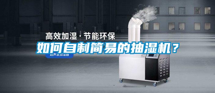 如何自制簡易的抽濕機?
