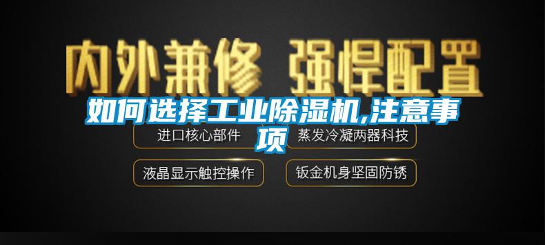 如何選擇工業除濕機,注意事項