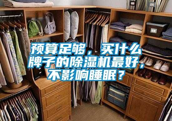 預算足夠,買什么牌子的除濕機最好,不影響睡眠?