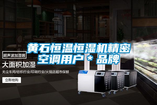 黃石恒溫恒濕機(jī)精密空調(diào)用戶*品牌