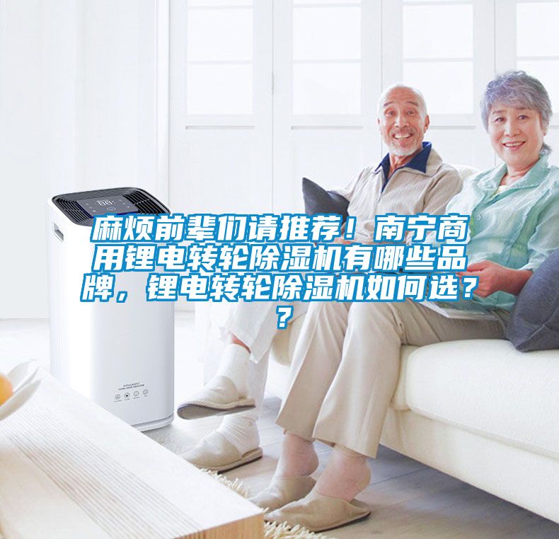 麻煩前輩們請推薦!南寧商用鋰電轉輪除濕機有哪些品牌,鋰電轉輪除濕機如何選??